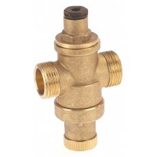 REDUCTEUR DE PRESSION A PISTON EN LAITON MATRICE - SERIE MIGNON - MALE / MALE -LAITON BRUT