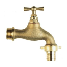 Robinet d'arrosage Laiton NF Watts - Mâle Mâle Entrée 1/2
