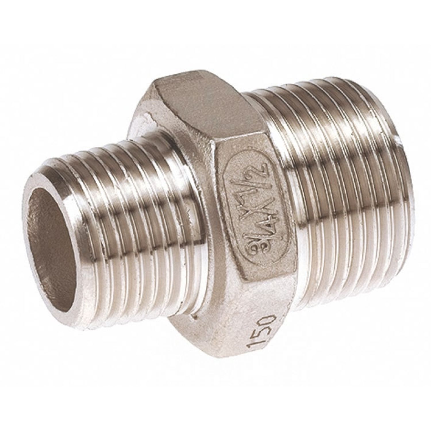 Réduction mâle mâle moulée - Filetage gaz - inox 316 - Accessoire