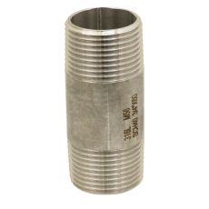 MAMELON TUBE EN ACIER INOX 316L - LONGUEUR 100MM