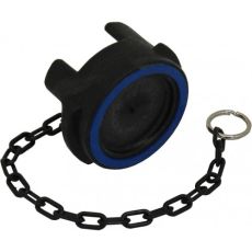 BOUCHON POLYPROPYLÈNE DE RACCORD SYMÉTRIQUE À CHAINETTE