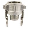 Coupleur Mâle - Type B - Joints Nbr - Inox 316