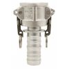 Coupleur Cannelé - Type C - Joints Nbr - Inox 316