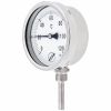 Thermometre Bimetallique Tout Inox - Ø100 - Vertical Plonge