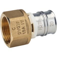 Raccord femelle fixe multicouche &agrave; sertir - &Oslash; 16 &agrave; &Oslash; 32 - Pour syst&egrave;me multicouche - Raccord Alpex-Duo XS sans plomb