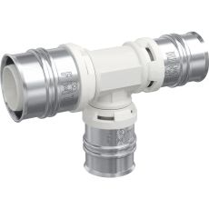Té Réduit avec Sortie Centrale Augmentée à sertir - Ø 20 à Ø 26 - Pour système multicouche - Raccord Alpex-Duo XS sans plomb