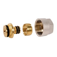 Ecrou tournant Eurocône femelle multicouche- F 3/4''-16 - Sachet de 2 - Raccord Alpex-Duo XS sans plomb