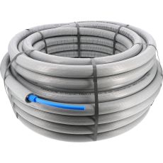 Tube PER pré-gainé pré-isolé - 9 mm couronne 50 m - Couleur Bleu