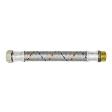 Flexible Sanitaire Chauffage Climatisation Inox Femelle x Mâle DN 15 mm - Série Plus QB