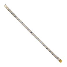 Flexible de raccordement Inox - push-fit x Mâle 1/2''- Raccordement pour panneaux ACTISteel - DN 13 mm - Série QB