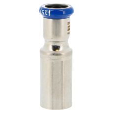 Réduction mâle-femelle acier inox à sertir SERTIsteel