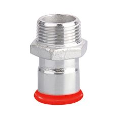 Jonction mâle fixe conique acier carbone à sertir SERTIsteel