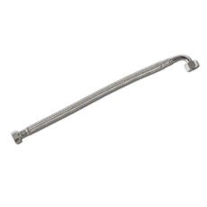Flexible Plomberie Inox Tressé - Coude Mâle-Femelle - DN 13 - Tucai